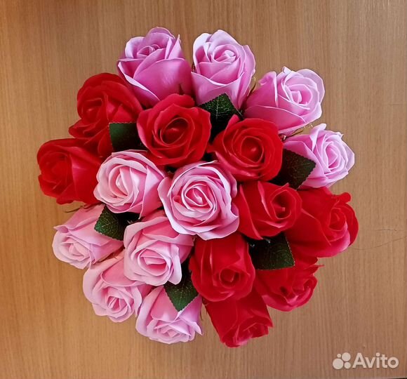 Букет из мыльных роз в наличии