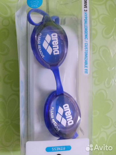 Новые очки arena синие