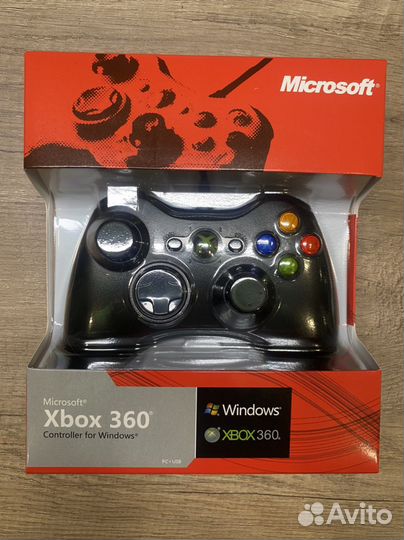 Геймпад xbox 360 проводной джойстик