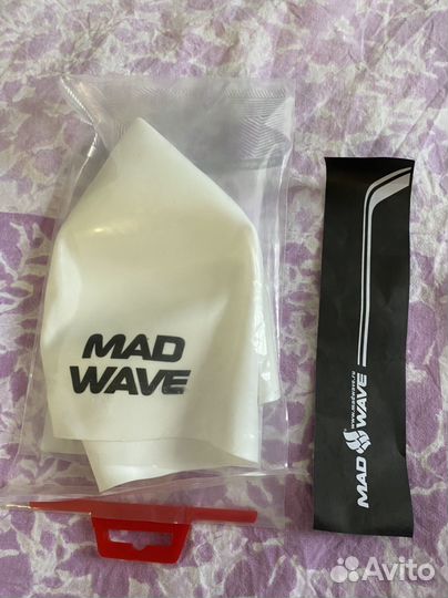 Шапочка для плавания mad wave, стартовая