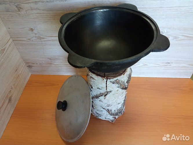 Казан чугунный 6 литров