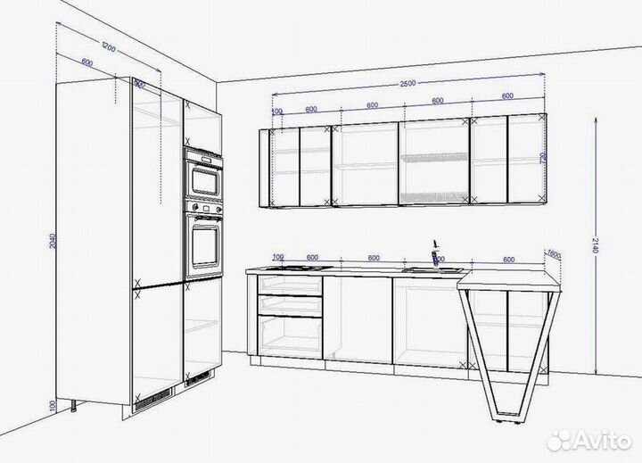Кухонный гарнитур от производителя