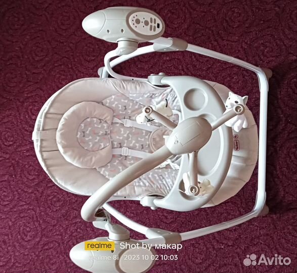Детские электронные качели для новорожденных