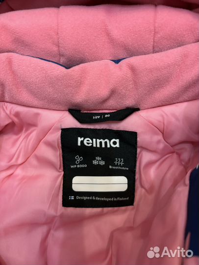 Зимний комбинезон reima 86 92 снежинки 3