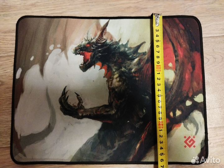 Игровой коврик для мыши средний с рисунком 35*26см