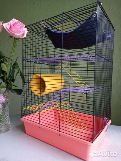 Клетка для хомяков, крыс, дегу, мышей