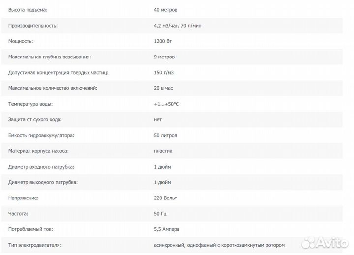 Нoвыe Насосная станция Вихрь асв-1200/50