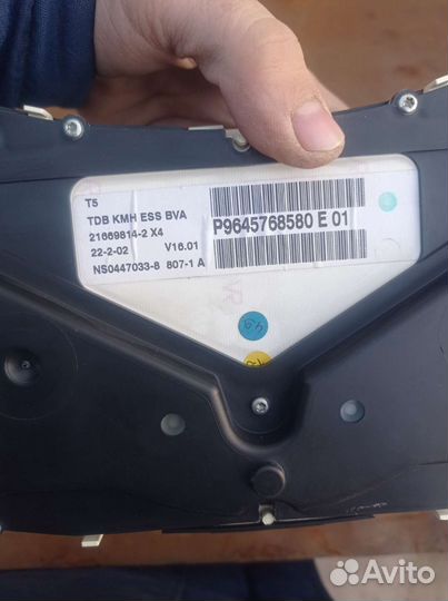 Панель приборов пежо 307