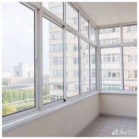 Изготовление алюминиевых окон для офиса и дома под