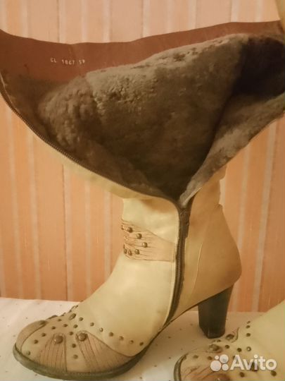 Сапоги Натуральная Кожа Италия р. 39