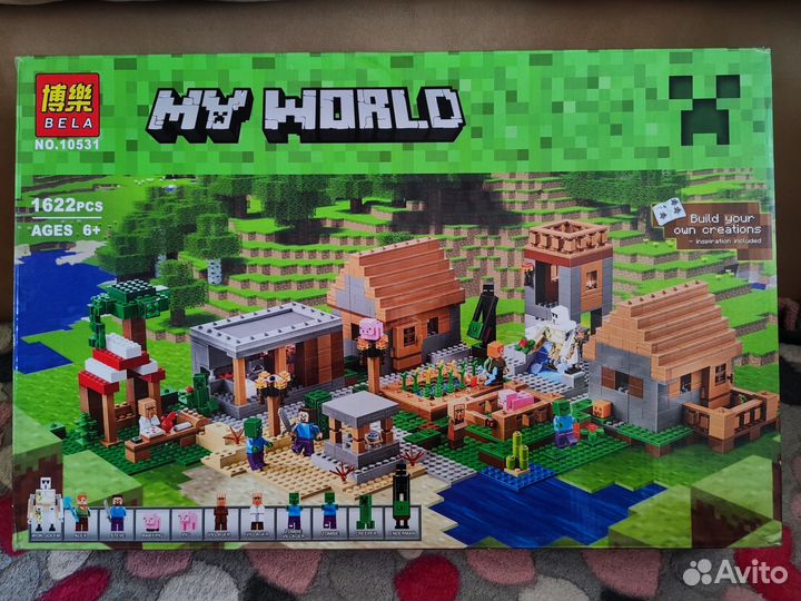 Lego Майнкрафт деревня