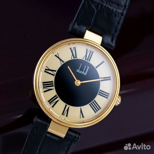 Оригинал Dunhill Культовая модель Серебро Кварц