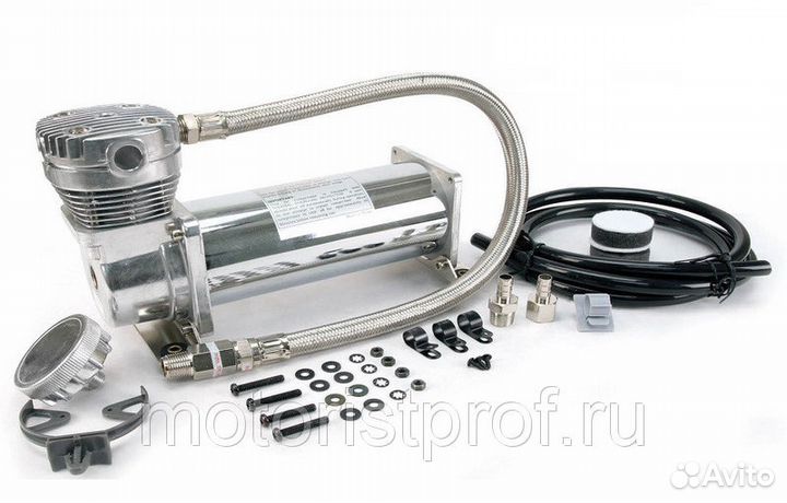 Компрессор стационарный 12V viair 480C хром