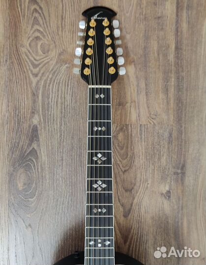 Черная Ovation Custom Legend 1759-5 12 струн, USA