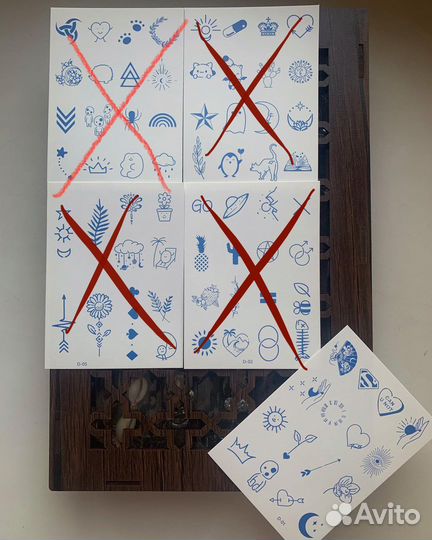 Мини татуировки(временные)