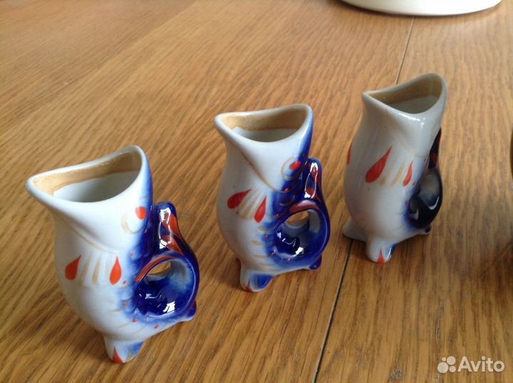 Ликерный набор СССР Карпы керамика