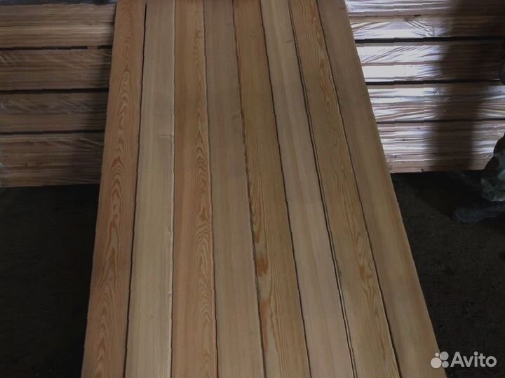 Шлифованные доски лиственницы 50x130 мм, идеальное