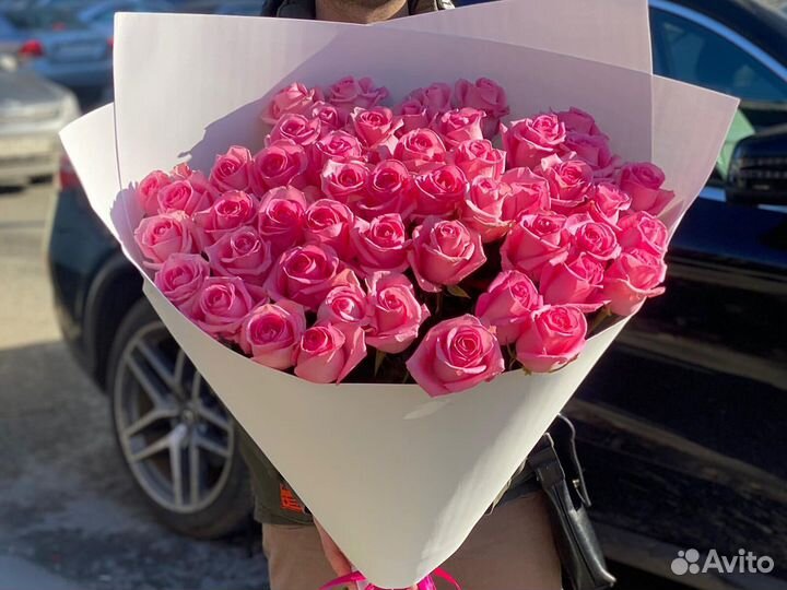 51 Роза 101 Розы Букеты Цветы 15 25 35 шт Доставка