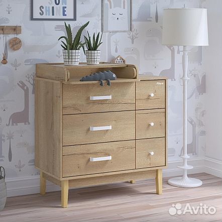 Комод Kids Vintage Premium лдсп Дуб галифакс