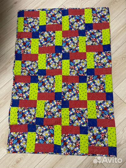 Лоскутный плед покрывало одеяло Хендмейд