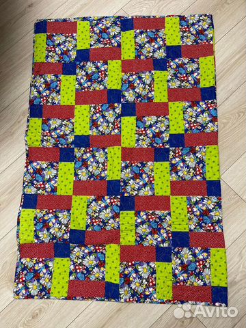 Лоскутный плед покрывало одеяло Хендмейд