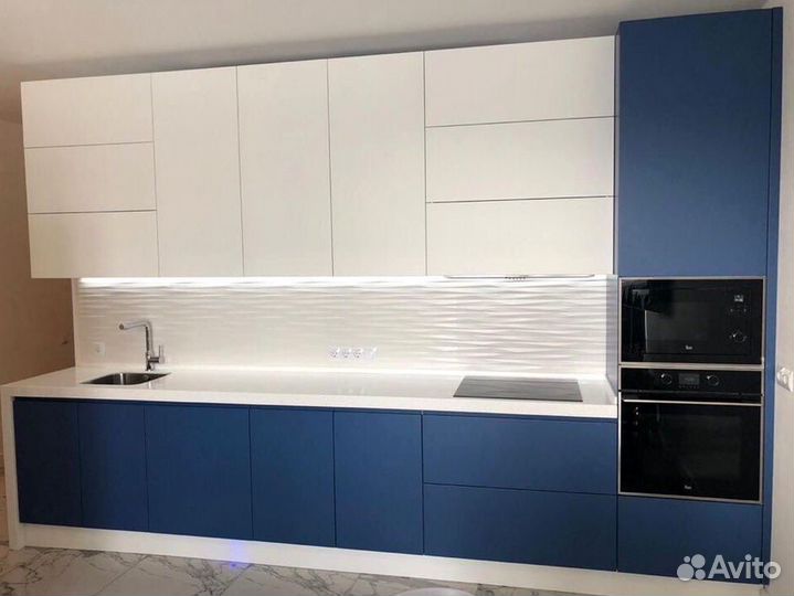 Прямой кухонный гарнитур AGT фасады