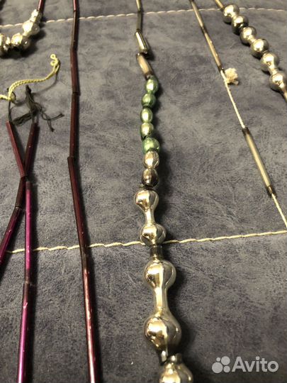 Стеклянные бусы на елку СССР