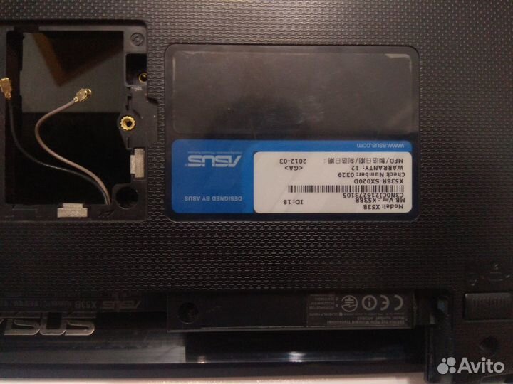 Ноутбук разбор