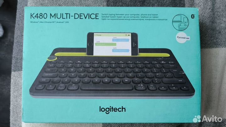 Клавиатура беспроводная logitech k480 bluetooth