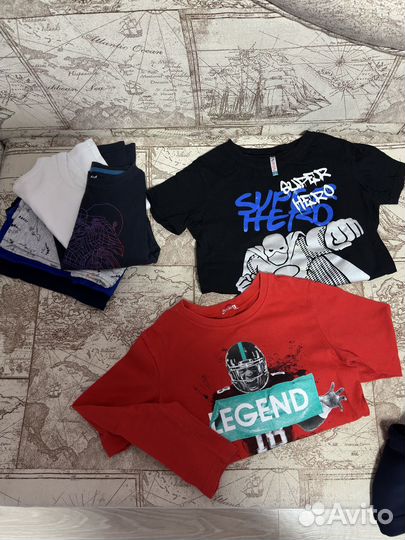 Пакет одежды на мальчика 128-134