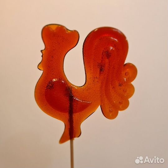 Большой леденец на палочке Петушок