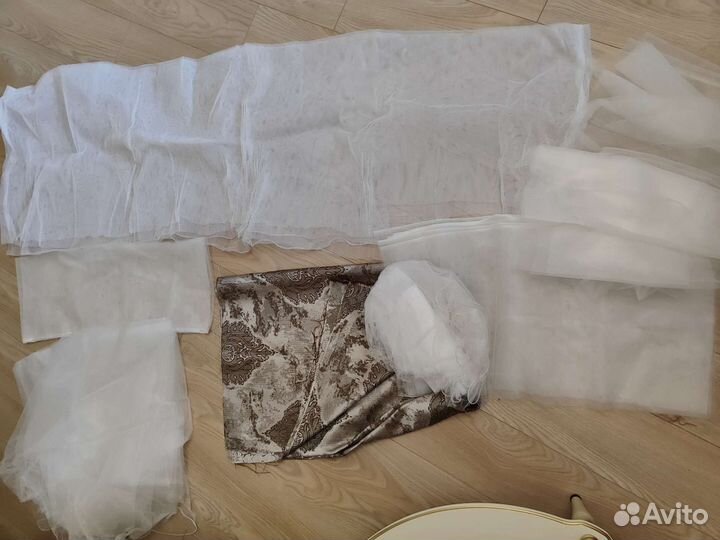 Остатки, куски тканей для творчества пакетом