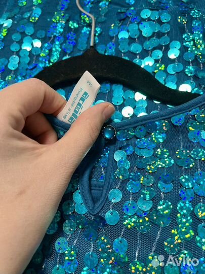 Платье с пайетками 164