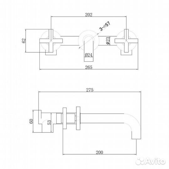 Abber Wasser Kreis AF81121B Смеситель/раковина