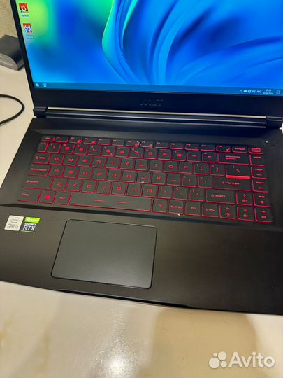 Игровой MSI GF65 i5/3060 8/512gb идеальный