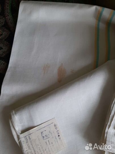 Простынь лен СССР