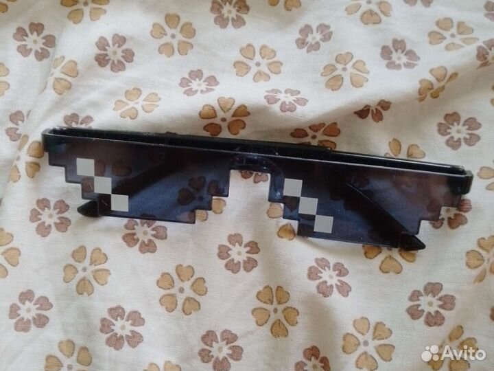 Очки,чёрные,майнкрафт