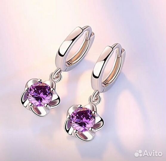 Серебряные серьги 925 пробы