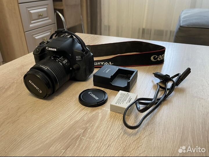 Зеркальный фотоаппарат canon 650d