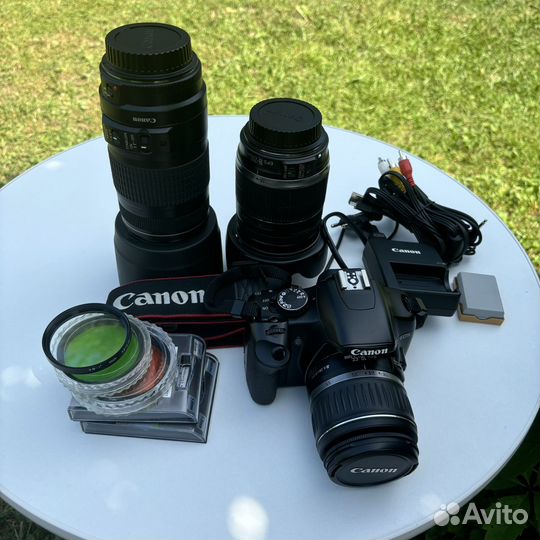 Фотоаппарат и объективы Canon