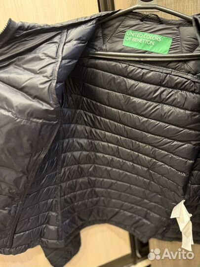 Пуховик женский benetton 42