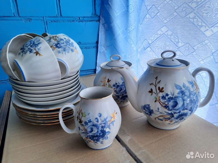 Чайный сервиз фарфор СССР