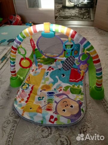 Развивающий коврик с пианино fisher prace