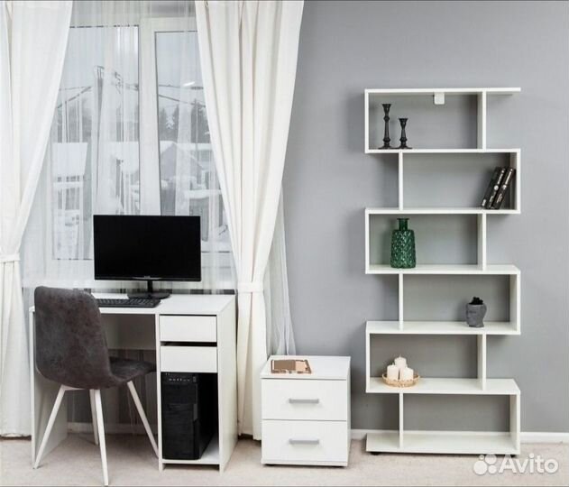 Стол письменный стеллаж