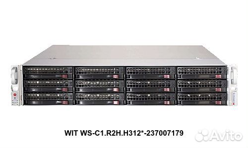Сервер Supermicro WIT WS-C1.R2H.H312-237007179