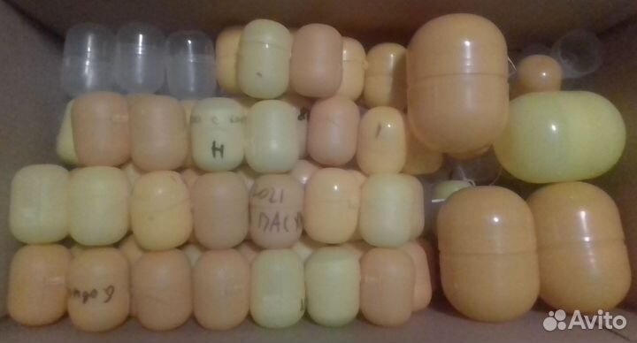 Крышеки- конструктор (фрутоняня) и капсулы Киндер