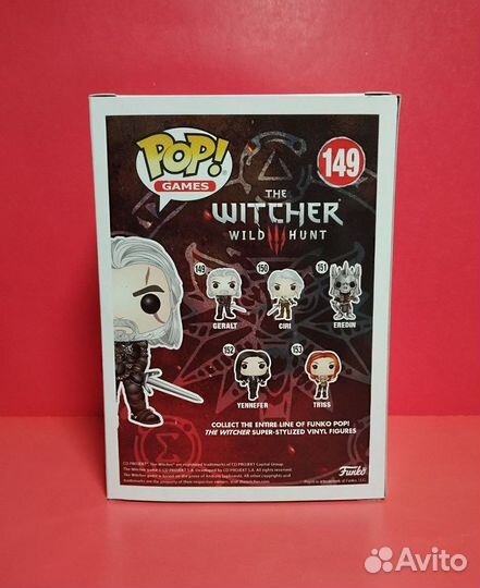 Funko #149 The Witcher III Wild Hunt: Geralt