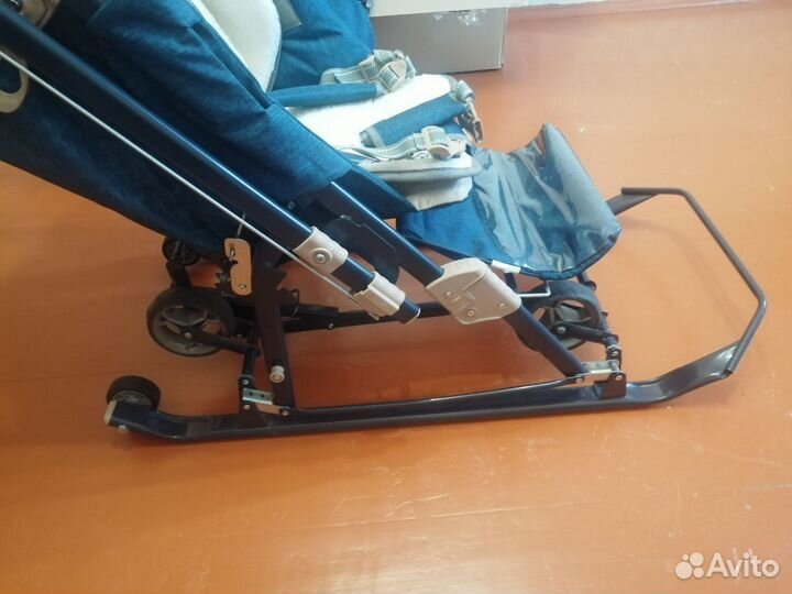 Детские санки коляска ника