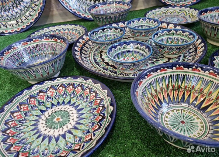 Лягaн. Кoca. Пиaла. Риштанская керaмика