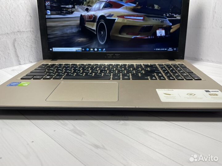 Игровой ноутбук Asus intel/4gb/4ядра/2видеокарты/F